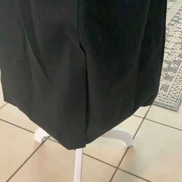 NWT Black Double Button Overcoat - Picture 9 of 10